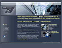 Tablet Screenshot of camper-garage.ch